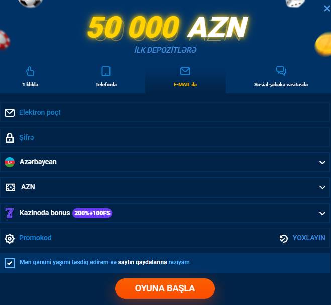 Qeydiyyatdan dərhal sonra layihənin xidmətlərindən istifadə etməyə başlayın